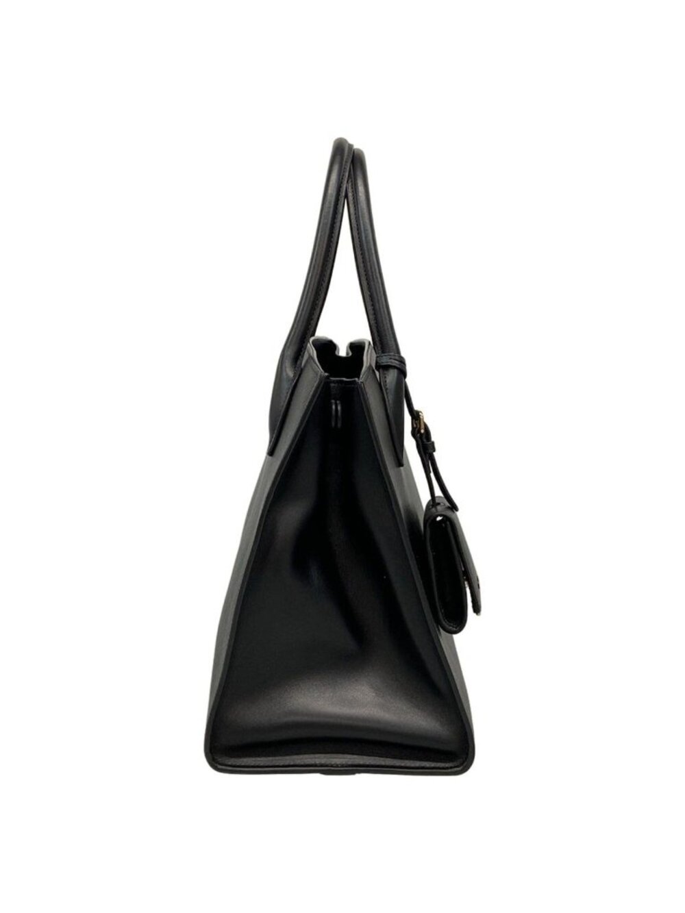 ★SOLD★ Prada Tote Monochrome Black Leather - Picture 2 of 15